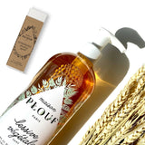 lessive naturelle écologique et son stick détachant végétal. biodegradable et efficace
